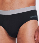 Pánské slipy GO ABC 2.0 Brief 2P BLACK černé 0004 SLOGGI BLACK