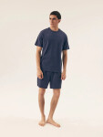 Pánské pyžamo 42601 Shore light blue - HENDERSON světle modrá XL