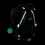 Bagmaster PORTO 24 C školní batoh – černo-tyrkysový