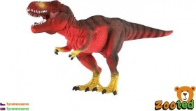 Tyrannosaurus zooted plast 26cm v sáčku