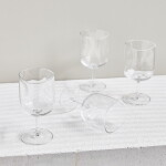 House Doctor Sklenice na víno Sand Clear 250 ml – set 4 ks, čirá barva, sklo