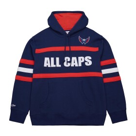 Mitchell Ness Pánská Mikina Washington Capitals Head Coach Hoodie Current Logo Velikost: