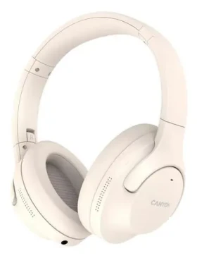 CANYON BTHS-10 OnRiff 10 béžová / Sluchátka s mikrofonem / ANC / USB-C nabíjení (CNS-CBTHS10BG)