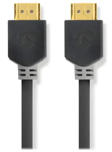 Nedis High Speed HDMI 2.0 10 m antracit / Kabel HDMI / 4K 60Hz / Ethernet / Zlacené konektory (CVBW34000AT100)