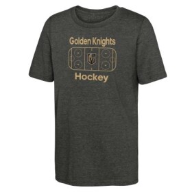 Outerstuff Dětské Tričko Vegas Golden Knights Goal Tender Ss Triblend Tee Velikost: Dětské let)