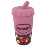 Dog Fantasy Hračka - Latex kelímek mléčný koktejl se zvukem fialová 14.5cm (454-31836)