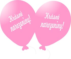 Balónek světle růžový Krásné narozeniny! Balonky.cz Balónek světle růžový Krásné narozeniny! Balonky.cz
