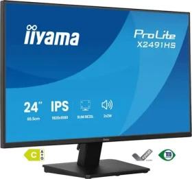 23,8" iiyama ProLite X2491HS-B1 černá / Monitor / IPS / FHD / 120 Hz / 1 ms / Adaptive-Sync / repro (X2491HS-B1)