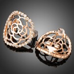 Náušnice Swarovski Elements Giannina, Zlatá