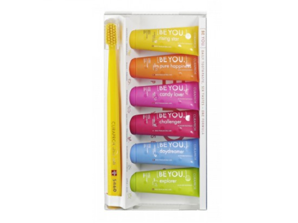 CURAPROX BE YOU Combipack Set zubní pasty s kartáčkem
