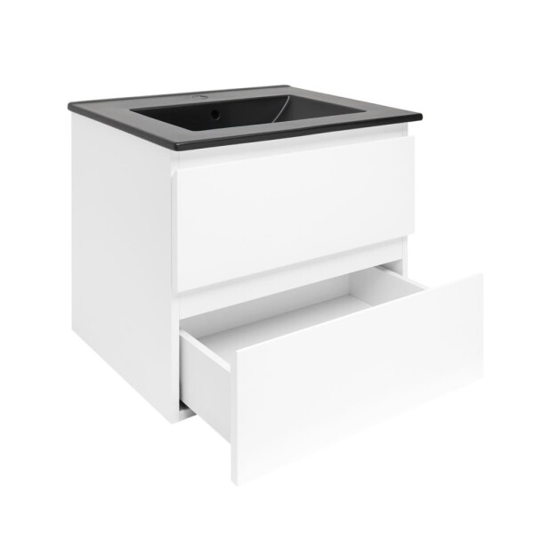 Koupelnová skříňka s umyvadlem SAT B-Way 59x50x45 cm bílá lesk BWAY260WU4B BWAY260WU4B