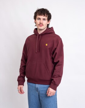 Carhartt WIP Hooded American Script Sweat Amarone S