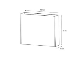 Ocelový květináč – Herstera Garden Cube 200 l