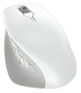 Cherry STREAM MOUSE COMFORT bílá / Ergonomická myš / 4000 DPI / 2.4GHz / USB nano / 1x AA (JW-8550-0)