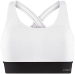 Běžecká podprsenka CRAFT Training Padded - bílá Velikost textilu: S