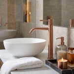 REA - Umyvadlová baterie Venti Brush Copper vysoká REA-B9783