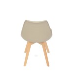 Židle jídelní, cappuccino plast, CT-X7055 CAP