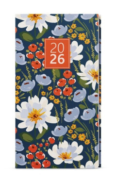 Týdenní diář 2026 Jakub Lamino kapesní Květiny