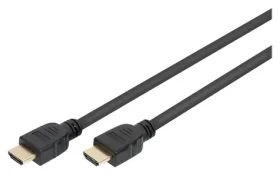 Digitus HDMI Ultra High Speed / Propojovací kabel / 1 m / s Ethernetem / UHD 8K 60Hz / zlacené konektory (AK-330124-010-S)