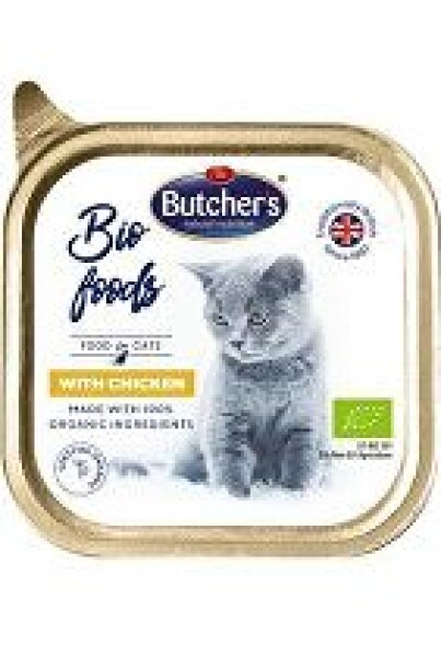 Butcher's Cat Bio s kuřecím vanička 85g