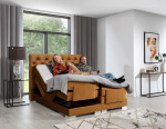 Boxspring Clover Rozměr: 140 x 200 cm, látka: Dora 21