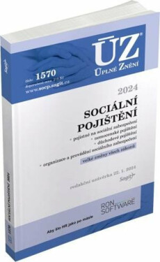 ÚZ 1570 Sociální pojištění 2024 (poškozené)