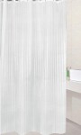 AQUALINE - Sprchový závěs 180x200cm, polyester, bílá ZP001