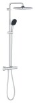 GROHE - Vitalio Comfort Sprchový set s termostatem, 25x25 cm, 2 proudy, chrom 26696001