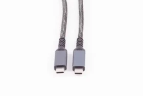 Shiverpeaks nabíjecí kabel USB-C / Nabíjecí kabel / USB 3.2 / 100 W PD / textilní / 1 m (BS14-75004)