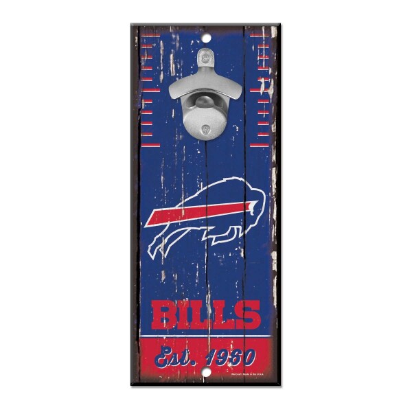 Cedule Buffalo Bills NFL WinCraft s otvírákem