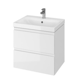 Koupelnová skříňka s umyvadlem Cersanit MODUO 59,5x62x44,7 cm bílá lesk S801-223-DSM S801-223-DSM