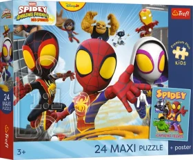 Trefl Puzzle Premium Plus Kids Spidey a jeho úžasní přátelé: Dobrodružství MAXI