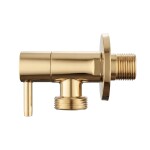 REA - Rohový ventil 1/2" x 3/4" Brush Gold REA-12004