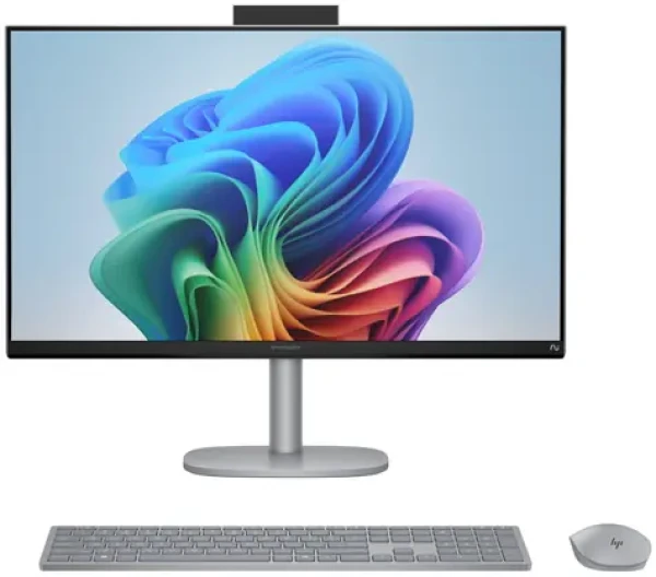 HP OmniStudio X 27-cs1002nc stříbrná / All-in-One počítač / 27" UHD / Intel Ultra 7 256V / 16GB / 1TB SSD / Intel Arc / (DK4F2EA#BCM)