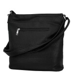 Trendy dámská koženková crossbody kabelka Lima, černá