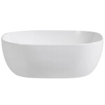 CERANO - Umyvadlo keramické Sano - na desku - bílá lesklá - 42,5x42,5 CER-433070