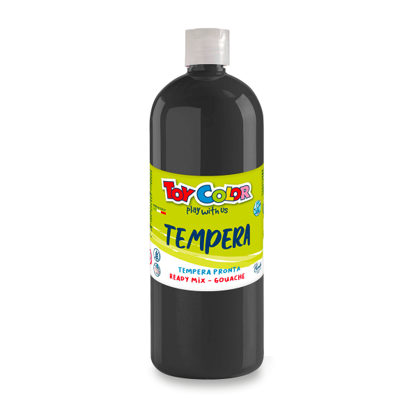Toy Color Temperová barva Ready Tempera 1000ml - černá