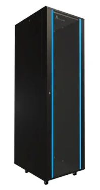 Extralink 42U 19" černá / Stojanový rozvaděč / 600×800 mm / Skleněné dveře / Nosnost 600 kg (EX.8628)