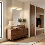 Koupelnové nástěnné LED svítidlo SWE020-1W 60cm Gold OSW-20119