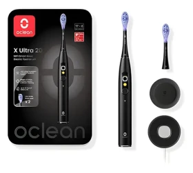 Oclean X Ultra 20 černá / Sonický zubní kartáček / AI hlasové vedení / 84.000 kmitů / Bluetooth