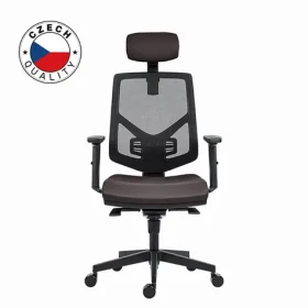 Powerton Tina šedá / Kancelářské ergonomické křeslo / nosnost 120 kg (MKWPTIKDCSCA)