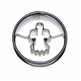 Smolík Vykrajovátko Kolečko hladké a Andělíček 4 cm