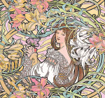 Nástěnný kalendář 2027 vázankový Helma Alfons Mucha