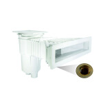 Iml Superskimmer 17,5 l s mosaznými záštřiky, bílá, pro fóliové bazény