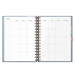 Busy B Nedatovaný zápisník pro učitele Graphic, modrá barva, multi barva, papír