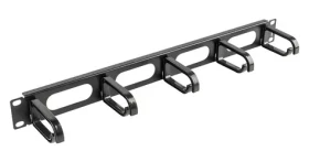 Lanberg AK-1205-B černá / Organizér kabelů / 19" / 1U / typ B (AK-1205-B)