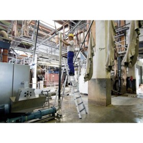 MUNK Günzburger Steigtechnik 41627 hliník štafle max.prac. výška: 3.75 m