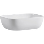 CERANO - Umyvadlo keramické Carlo - na desku - bílá lesklá - 36x25 CER-476996