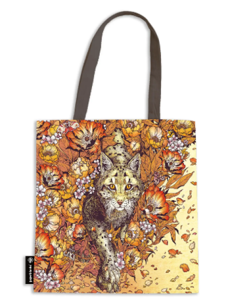 Erica Williams Art / Lynx Rising / Canvas Bag /