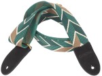 Cascha CUS-JW2 Ukulele Strap Jacquard - Ethnic Green